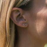 Solid Gold Diamond Studs