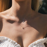 Solid Gold Initial Pendant Necklace