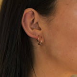 Solid Gold Hoops