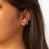 Rose Gold Perfect Small Hoops