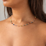 Gem Linked Necklace