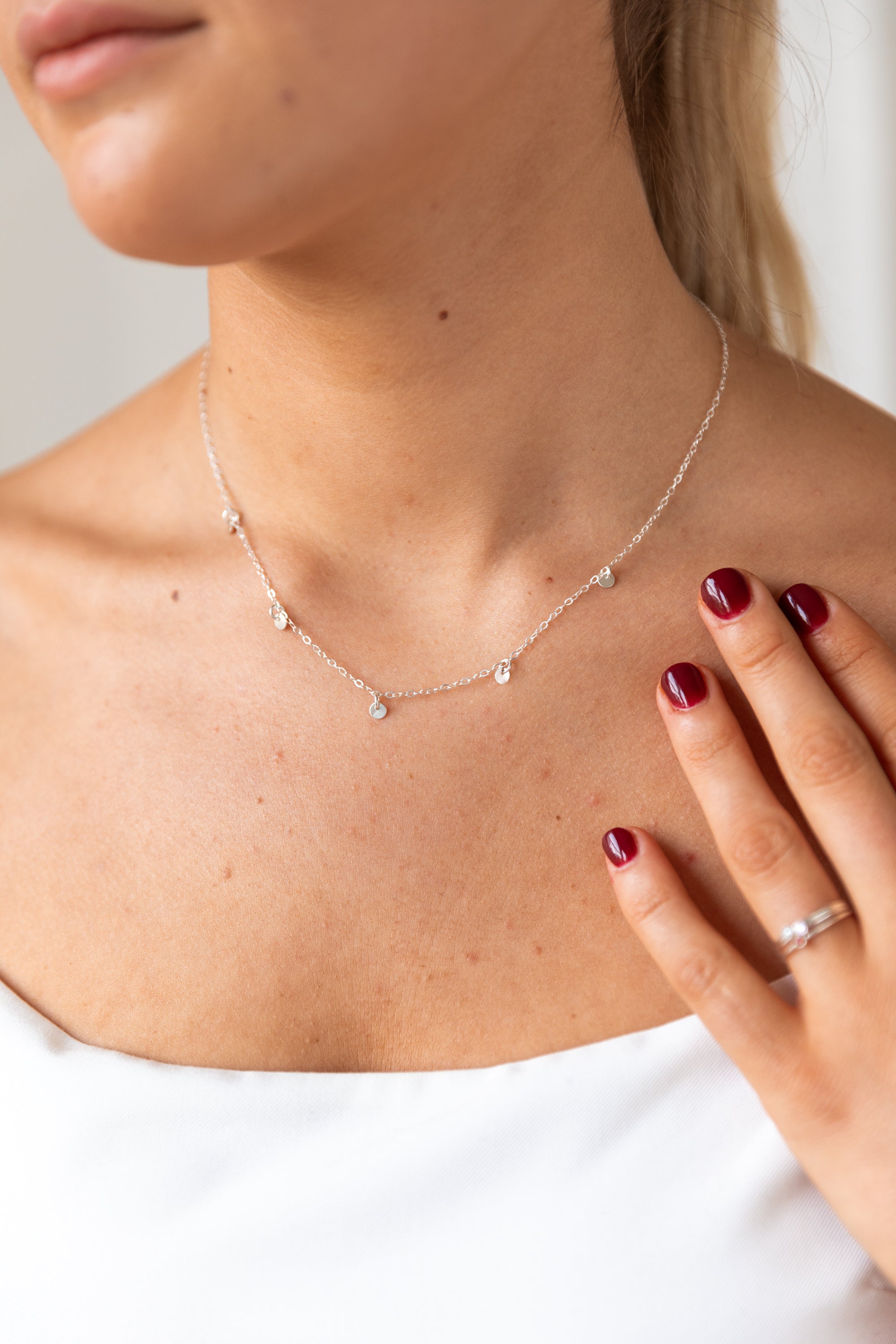 Tiny Coin Necklace