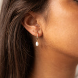 Pearl Small Hoops