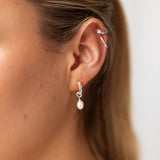 Pearl Small Hoops