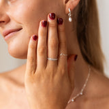 Hammered Stacking Ring