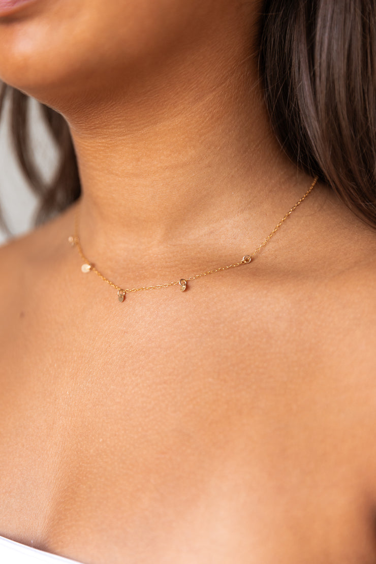 Tiny Coins Necklace