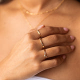 Smooth Beaded Ring