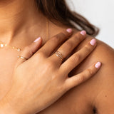 Hammered Stacking Ring