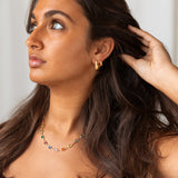 Gem Linked Necklace