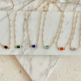 Gem Pendant Necklace