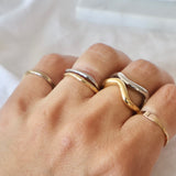 Organic Stacking Ring Set