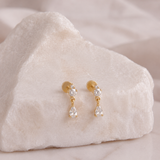 PREORDER Front Screw Studs - Dangling CZ