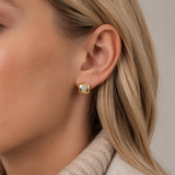 Luxe Oval Stone Huggers
