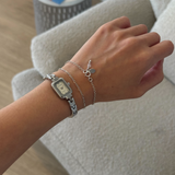 Initial & Birthstone Bracelet