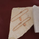 Rose Gold Disc Bracelet