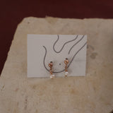Rose Gold Mini Pearl Stud
