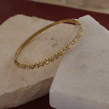 Rosie Heart and Diamante Bangle
