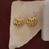 Vintage Chunky Claw Earrings