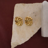 Vintage Chunky Twist Studs