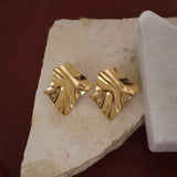 Vintage Crinkle Studs