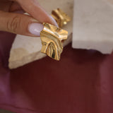 Vintage Crinkle Studs