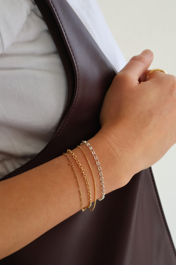 Tiny Box Link Bracelet