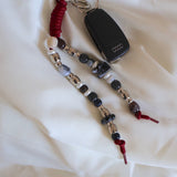 Handmade Beaded Keychain (Personalised)