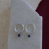 September Birthstone Hoops (Pre-Made)