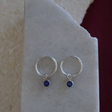 September Birthstone Hoops (Pre-Made)