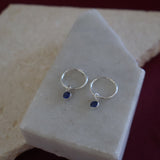 September Birthstone Hoops (Pre-Made)