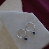 September Birthstone Hoops (Pre-Made)