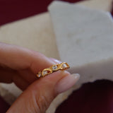 Vine Wrapped Diamante Ring