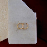 9mm Tiny Gold Filled Hoops