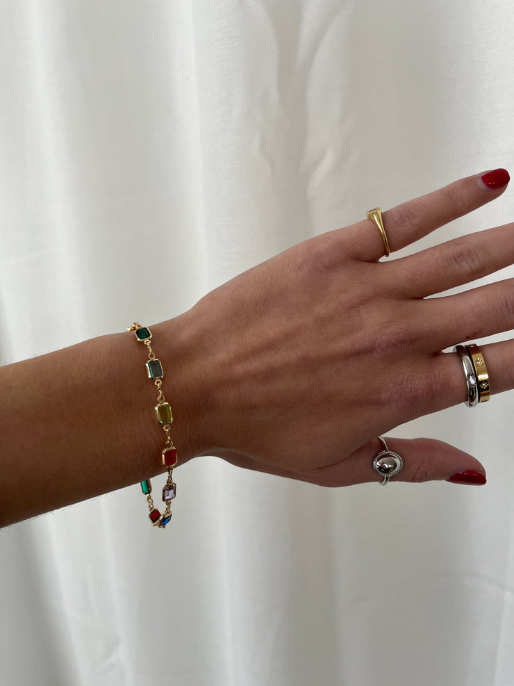 Gem Linked Bracelet