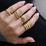 Citrine Trio Ring