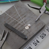 Initial and Birthstone Necklace