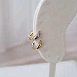Mixed Metal Hoops