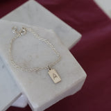 'A' Stamped Everyday Bracelet
