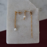 Pearl & Figaro Drop Studs