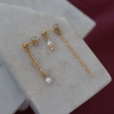 Pearl & Figaro Drop Studs