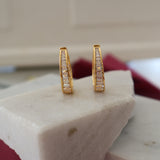 Cz Medium Sized Hoops
