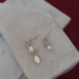 Silver Pearl Studs