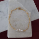 Trio Pearl Wrapped Bracelets