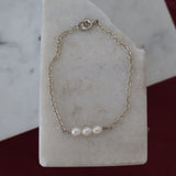 Trio Pearl Wrapped Bracelets