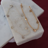 Tiny Coins bracelets