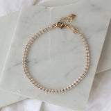 Teardrop Cut Tennis Bracelet