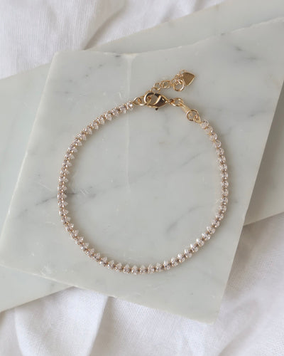Teardrop Cut Tennis Bracelet