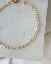 Teardrop Cut Tennis Bracelet