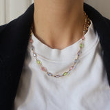 Gem Linked Necklace