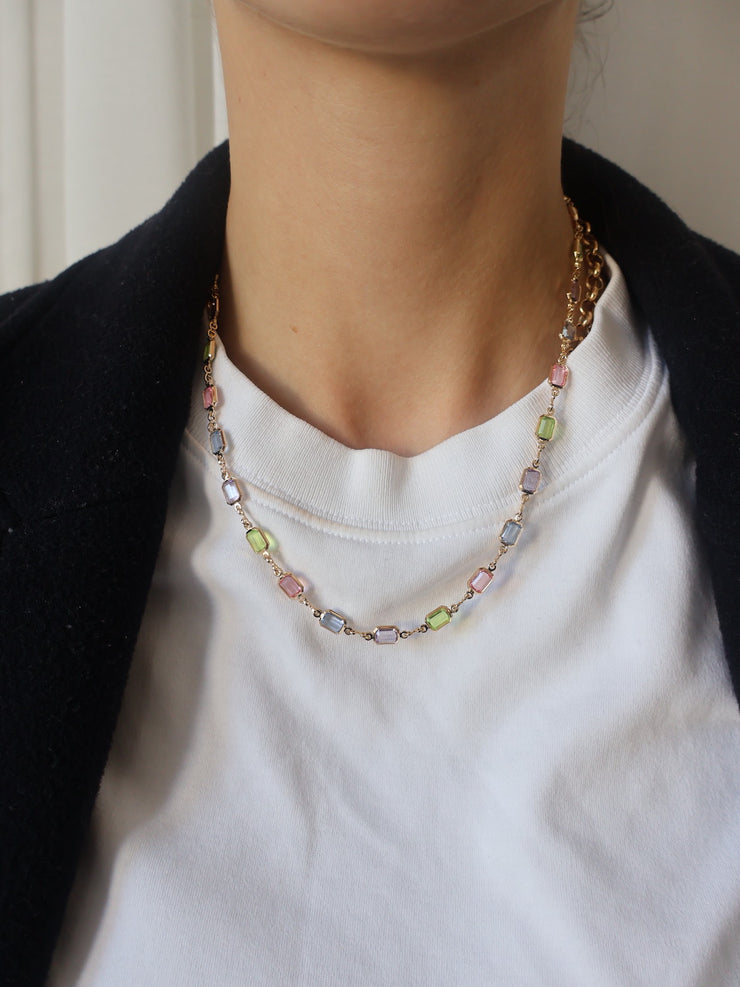 Gem Linked Necklace